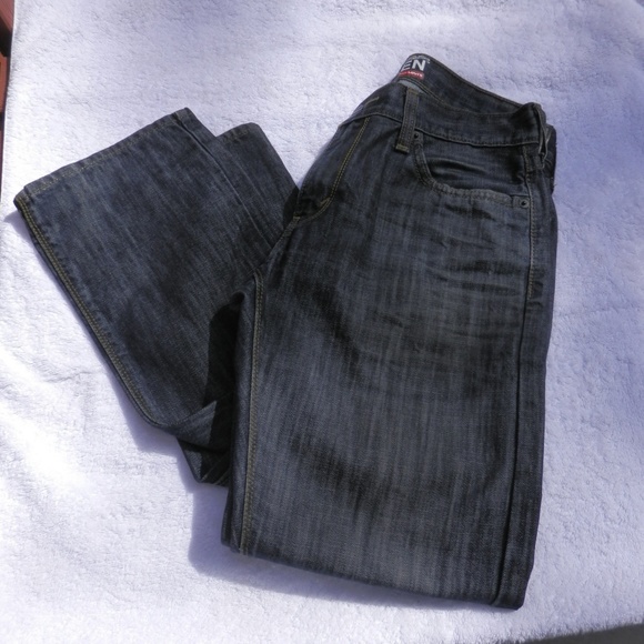 MENS DENIZEN BY LEVI 218 SLIM STRAIGHT JEANS - Picture 5 of 9